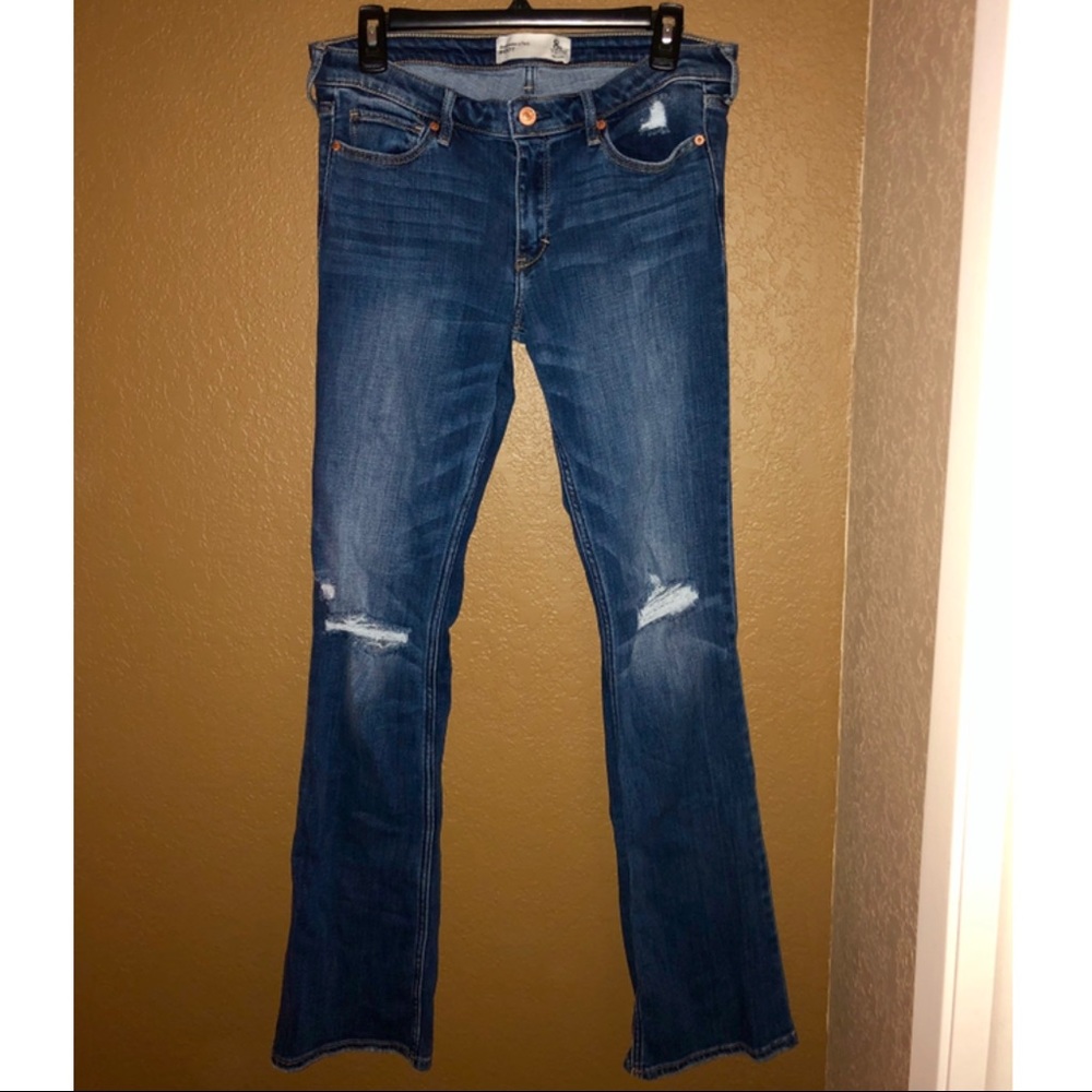 Abercrombie boot cut jeans
